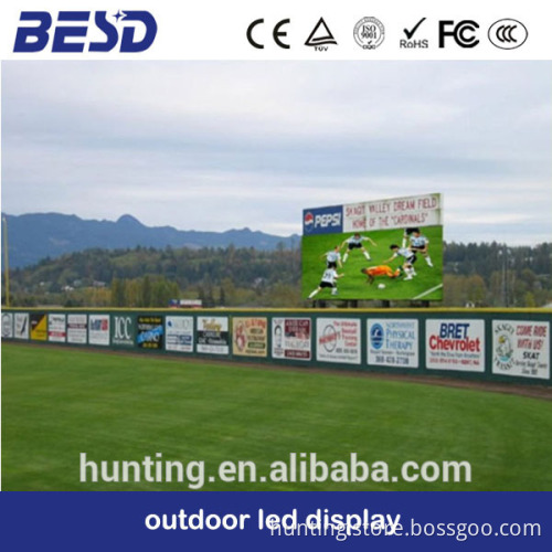Perimeter P10 P12 P12.5 P16 P20 P25 led scoreboard, large stadium led display screen